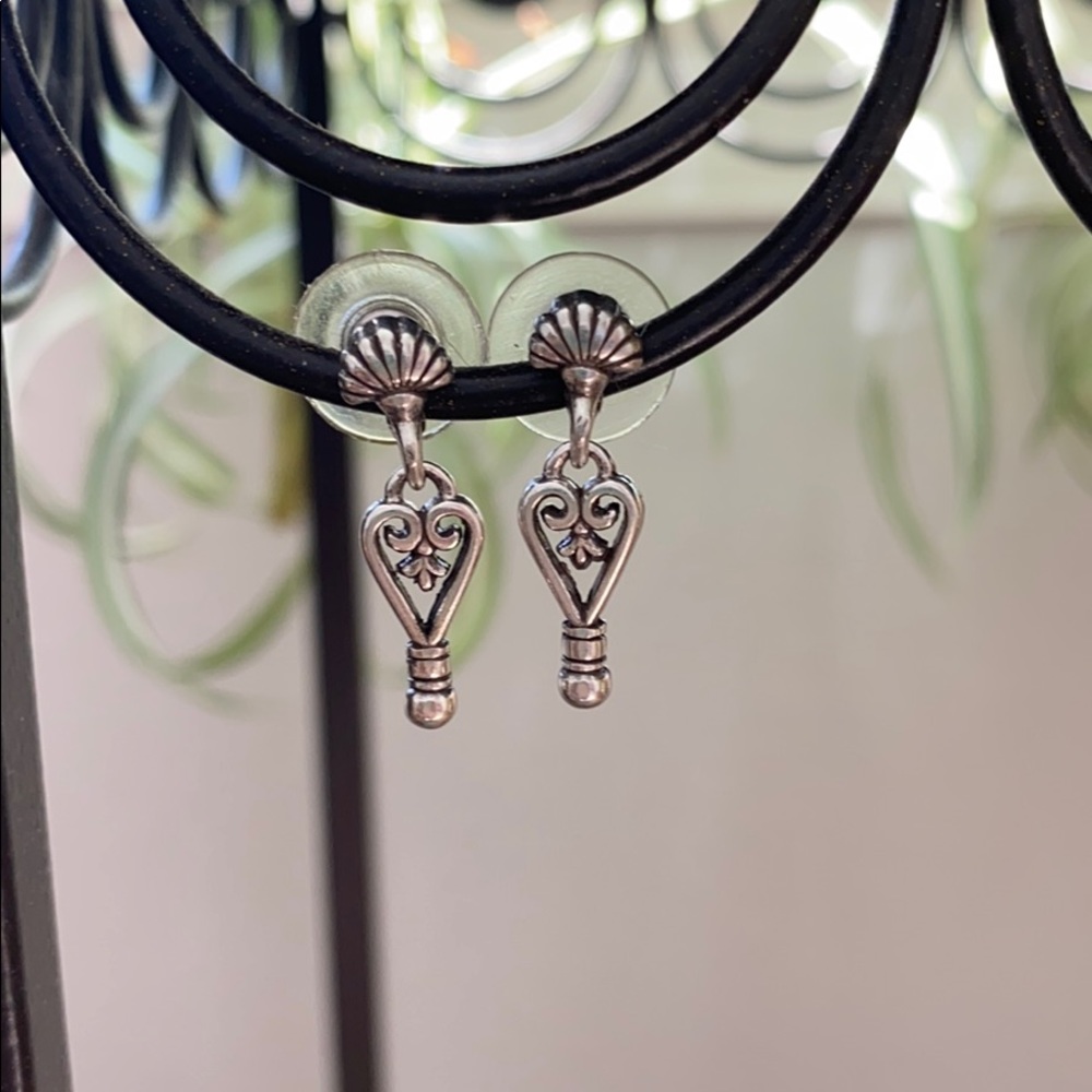 Brighton heart stud earrings